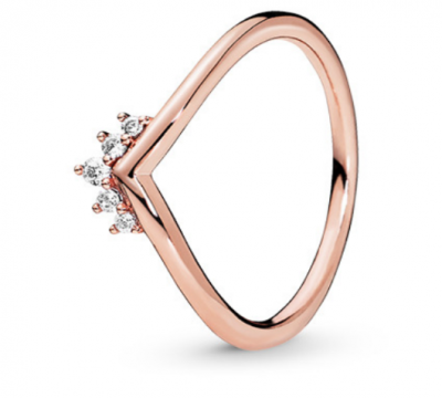 Pandora潘多拉玫瑰金冕状戒指，让你体验大牌奢华!